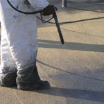 Los Angeles protective roof coatings over foam