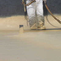 seamless, protective Los Angeles foam roofing